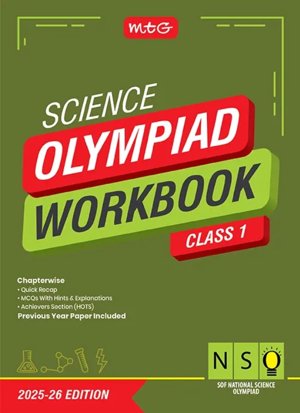MTG National Science Olympiad (NSO) Workbook for Class 1- SOF Olympiad Preparation Books | 2025-2026 Edition